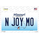 N Joy MO Missouri Novelty Sticker Decal