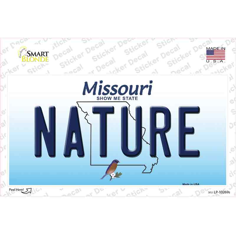 Nature Missouri Novelty Sticker Decal