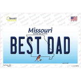 Best Dad Missouri Novelty Sticker Decal
