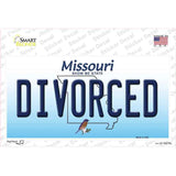 Divorced Missouri Novelty Sticker Decal