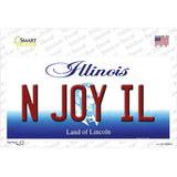 N Joy IL Illinois Novelty Sticker Decal