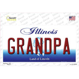 Grandpa Illinois Novelty Sticker Decal