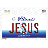 Jesus Illinois Novelty Sticker Decal