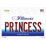 Princess Illinois Novelty Sticker Decal