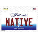 Native Illinois Novelty Sticker Decal