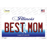 Best Mom Illinois Novelty Sticker Decal