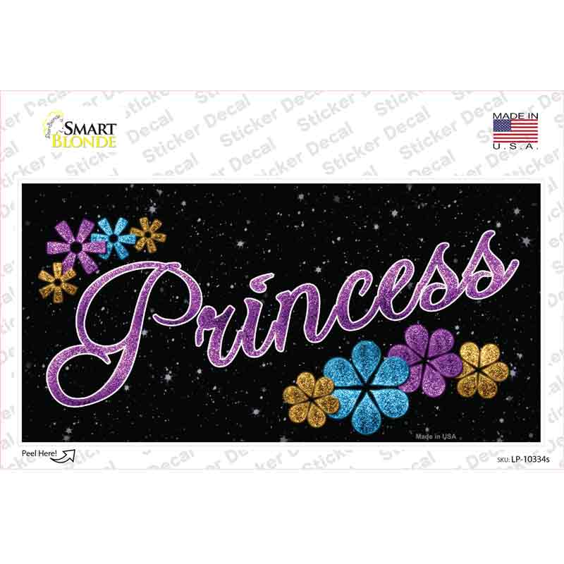 Princess Novelty Sticker Decal