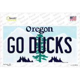 Go Ducks Oregon Novelty Sticker Decal