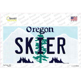 Skier Oregon Novelty Sticker Decal
