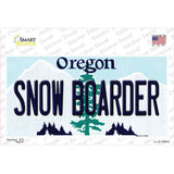 Snow Boarder Oregon Novelty Sticker Decal
