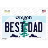 Best Dad Oregon Novelty Sticker Decal