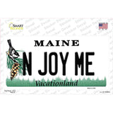 N Joy ME Maine Novelty Sticker Decal