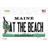 At The Beach Maine Novelty Sticker Decal