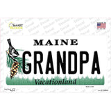 Grandpa Maine Novelty Sticker Decal
