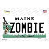 Zombie Maine Novelty Sticker Decal