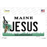 Jesus Maine Novelty Sticker Decal