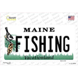 Fishing Maine Novelty Sticker Decal