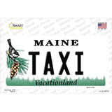 Taxi Maine Novelty Sticker Decal