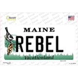 Rebel Maine Novelty Sticker Decal
