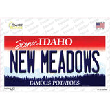 New Meadows Idaho Novelty Sticker Decal