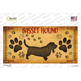 Basset Hound Novelty Sticker Decal