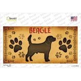 Beagle Novelty Sticker Decal