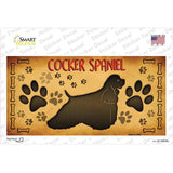 Cocker Spaniel Novelty Sticker Decal