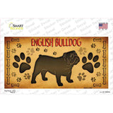 English Bulldog Novelty Sticker Decal