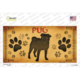Pug Novelty Sticker Decal