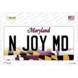 N Joy MD Maryland Novelty Sticker Decal