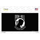 POW MIA Black Flag Novelty Sticker Decal