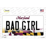 Bad Girl Maryland Novelty Sticker Decal