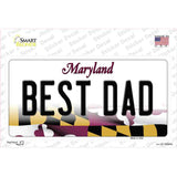 Best Dad Maryland Novelty Sticker Decal