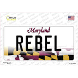 Rebel Maryland Novelty Sticker Decal