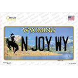 N Joy WY Wyoming Novelty Sticker Decal
