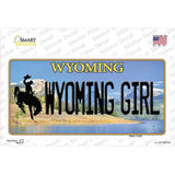 Wyoming Girl Novelty Sticker Decal