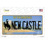 New Castle Wyoming Novelty Sticker Decal