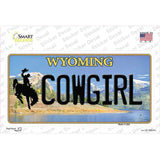 Cowgirl Wyoming Novelty Sticker Decal