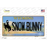 Snow Bunny Wyoming Novelty Sticker Decal