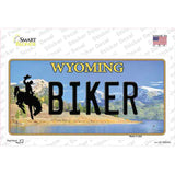 Biker Wyoming Novelty Sticker Decal