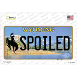 Spoiled Wyoming Novelty Sticker Decal
