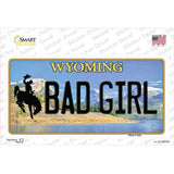 Bad Girl Wyoming Novelty Sticker Decal