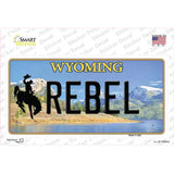 Rebel Wyoming Novelty Sticker Decal