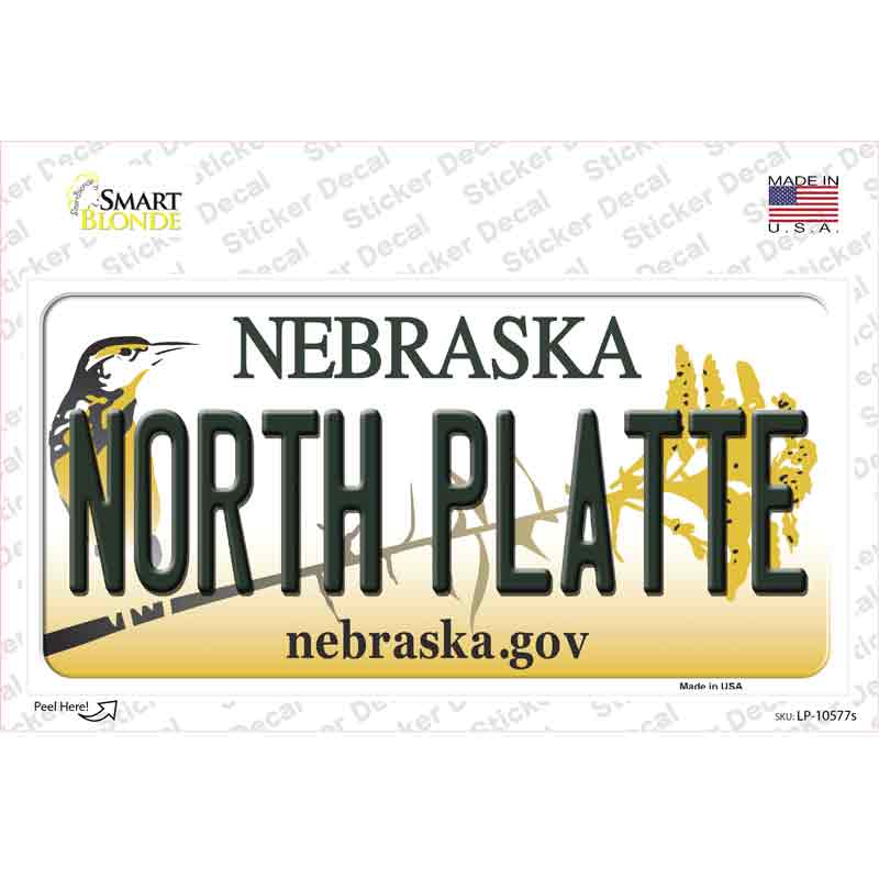 North Platte Nebraska Novelty Sticker Decal