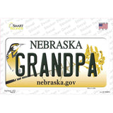 Grandpa Nebraska Novelty Sticker Decal
