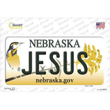 Jesus Nebraska Novelty Sticker Decal