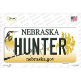 Hunter Nebraska Novelty Sticker Decal