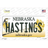 Hastings Nebraska Novelty Sticker Decal