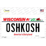 Oshkosh Wisconsin Novelty Sticker Decal