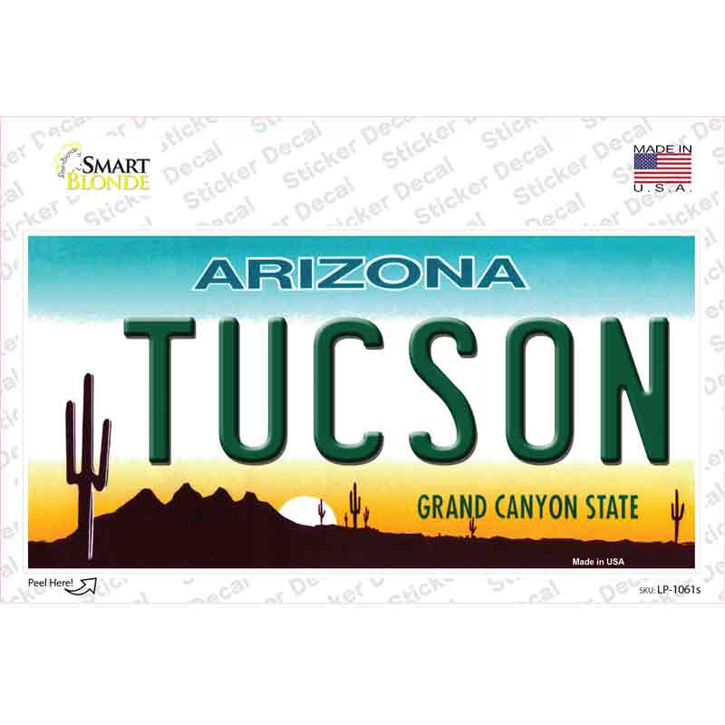 Tucson Arizona Novelty Sticker Decal